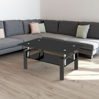 “Black tempered glass coffee table – modern, durable centerpiece for living rooms with sleek, stylish design – Hot Deal Warehouse furniture”


