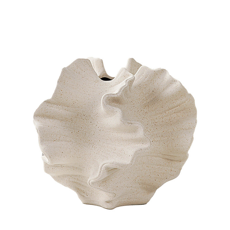 “European Style Frosted White Ceramic Vase – elegant, modern ceramic vase with a frosted white finish, perfect for home decor and floral arrangements – Hot Deal Warehouse home decor”
