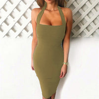 Harper Midi Dress Beige