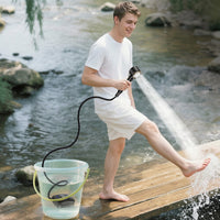 8000mAh Portable Camping Shower, IPX8 Waterproof Rechargeable Outdoor Shower Pump with Hose Hot Deal Warehouse