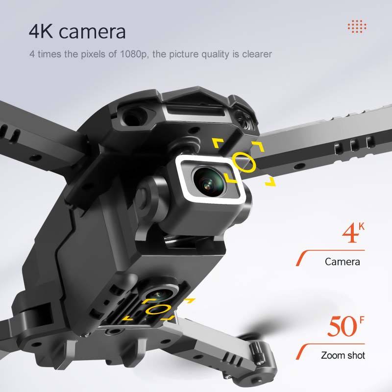 S128 Three-Sided Obstacle Avoidance Drone with 4K dual camera, HD aerial photography, and fixed height for safe, easy flying and stunning footage.

