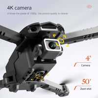 S128 Three-Sided Obstacle Avoidance Drone with 4K dual camera, HD aerial photography, and fixed height for safe, easy flying and stunning footage.

