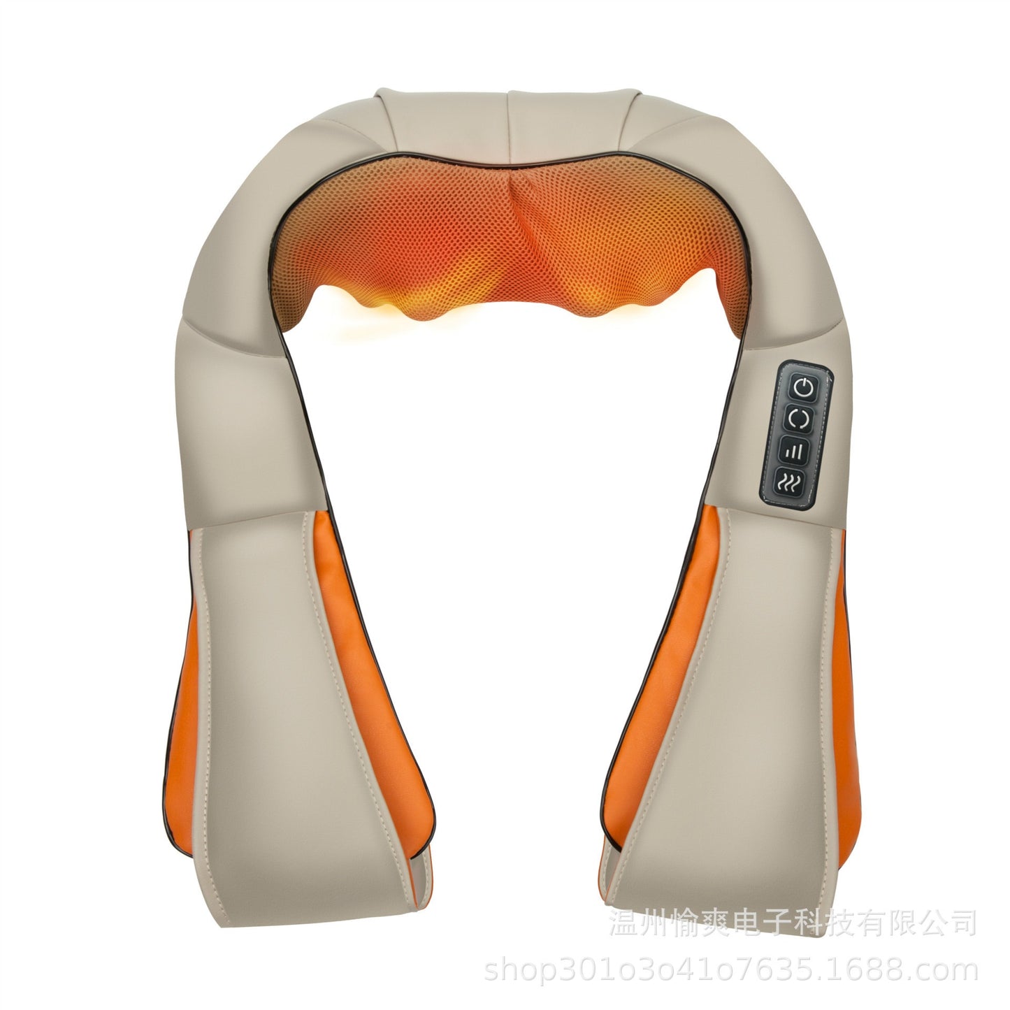 Percussion massager designed for neck, back, shoulders, legs, and body, featuring multiple attachments and adjustable speeds to provide targeted muscle relief and relaxation