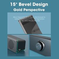 USB powered PC soundbar with Bluetooth and wired connection
