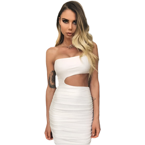 “Franca Slim One Shoulder Mini Dress – women’s elegant mini dress with a slim fit and stylish one-shoulder design, perfect for parties and special occasions – Hot Deal Warehouse fashion”








