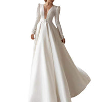 “Forever Mine Satin Wedding Dress – luxurious satin bridal gown with a timeless silhouette, perfect for classic weddings – Hot Deal Warehouse bridal”

