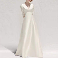 “Forever Mine Satin Wedding Dress – luxurious satin bridal gown with a timeless silhouette, perfect for classic weddings – Hot Deal Warehouse bridal”

