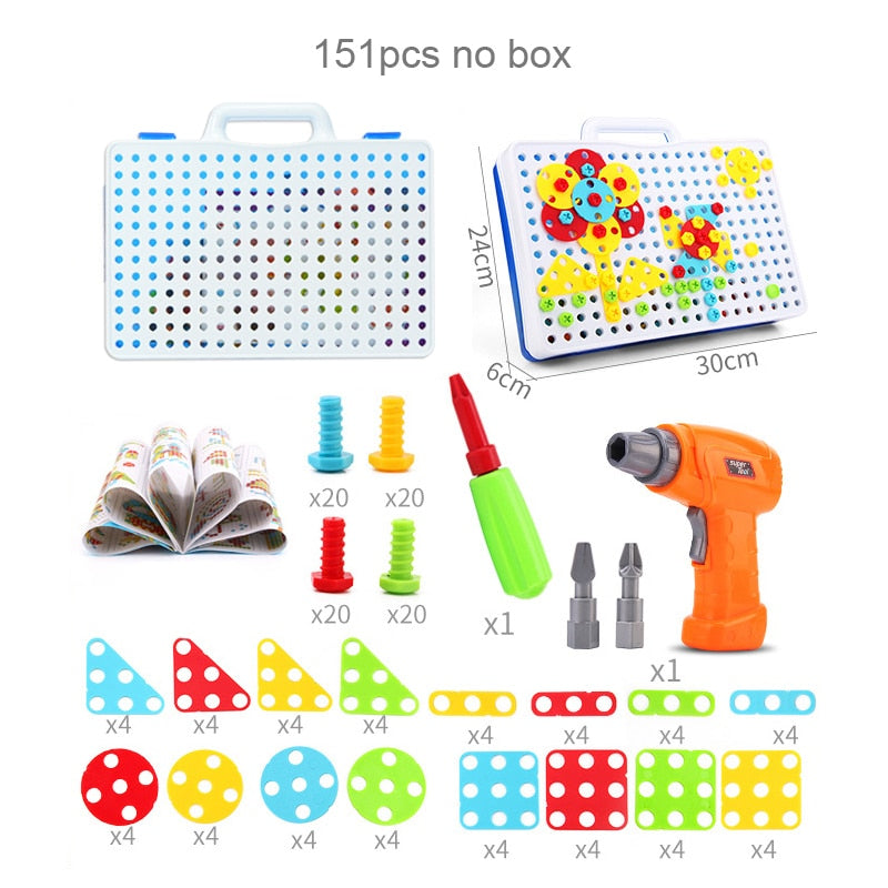 “Electric Drill Toy Set DIY – fun and educational toy drill set for kids, encourages creativity and hands-on building skills – Hot Deal Warehouse toys”
