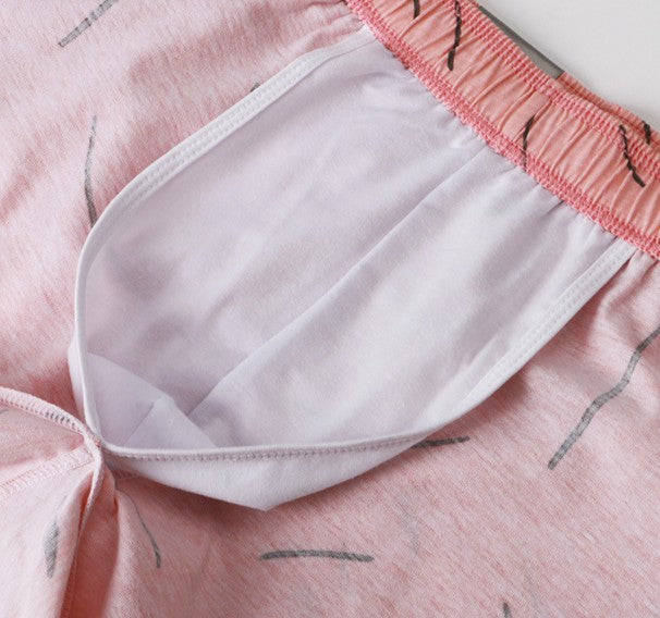 Men’s mid-waist loose cotton boxers – relaxed fit underwear

