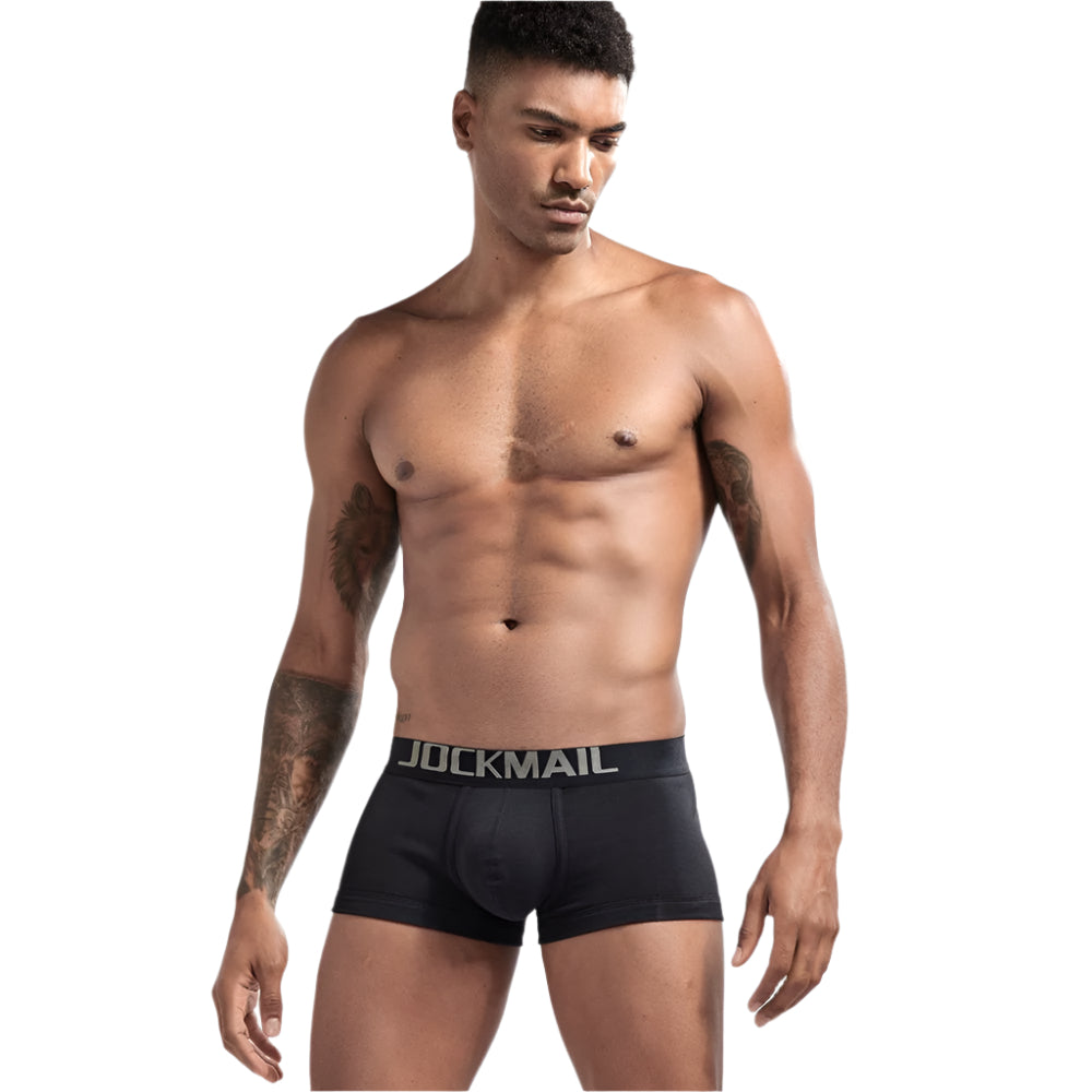 Men's simple youth underwear with lifting ring – breathable and supportive


