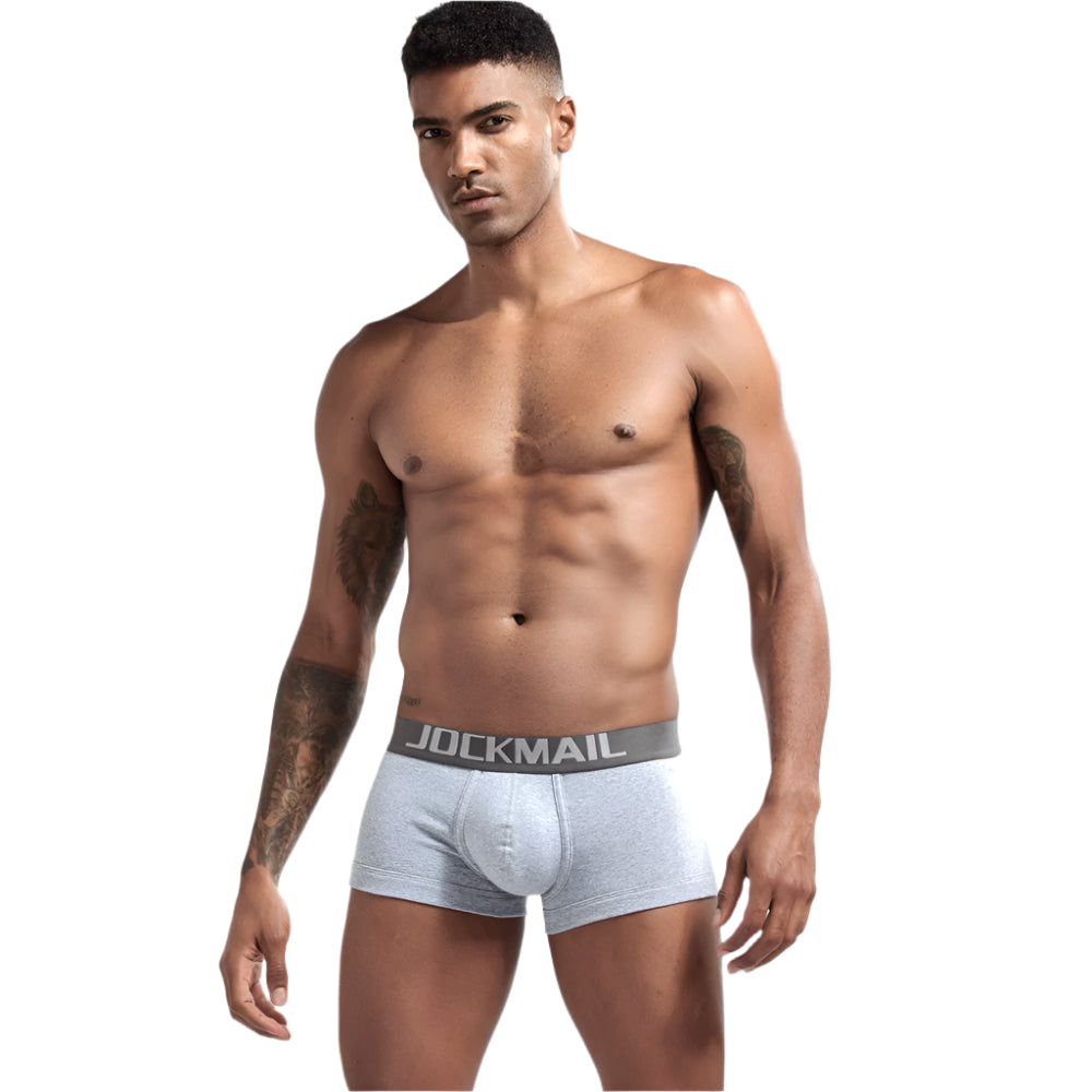 Men's simple youth underwear with lifting ring – breathable and supportive

