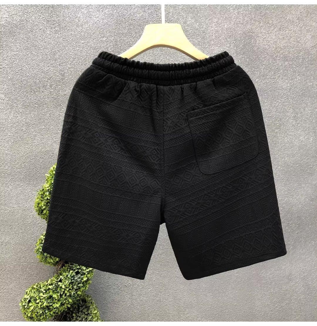 Men's High-grade Pattern Casual Shorts with a stylish patterned design and comfortable fit for everyday wear.