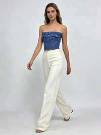 summer denim top women online