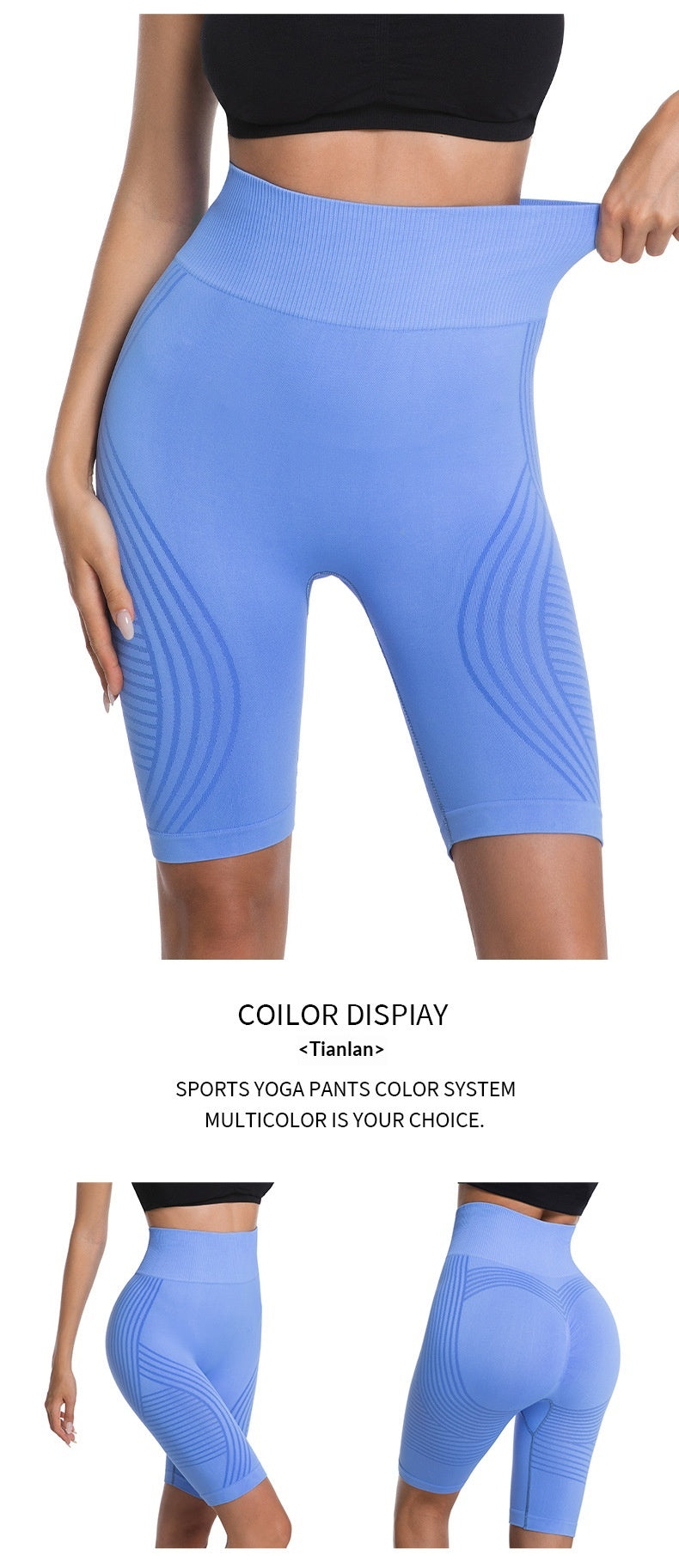 seamless cropped leggings women
