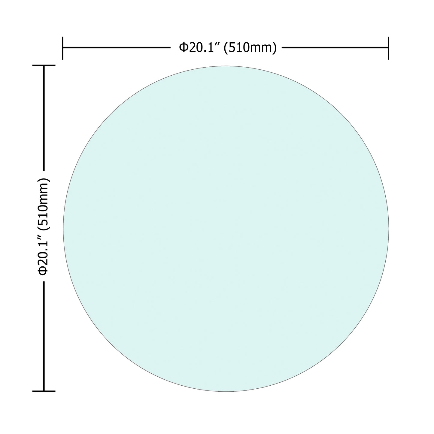 “20 inch round tempered glass table top – durable, clear replacement glass for dining or side tables – Hot Deal Warehouse furniture”


