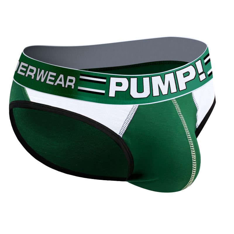 Men’s low waist cotton fashion briefs in a sleek modern style

