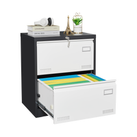 “2 drawer metal lateral file cabinet with lock – secure, durable office storage for documents and files – Hot Deal Warehouse office furniture”

