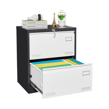 “2 drawer metal lateral file cabinet with lock – secure, durable office storage for documents and files – Hot Deal Warehouse office furniture”

