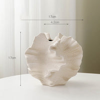 “European Style Frosted White Ceramic Vase – elegant, modern ceramic vase with a frosted white finish, perfect for home decor and floral arrangements – Hot Deal Warehouse home decor”
