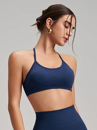 Cross Back Sports Crop Hot Deal Warehouse
