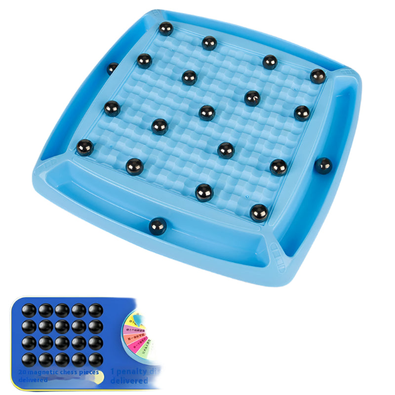 Magnetic Effect Double Board Game – Two-Player Logic Thinking Strategy Toy for Kids and Adults

