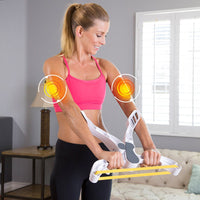 Useful Armor upper body and hand grip strength trainer, featuring adjustable resistance for improving grip strength, forearm, and upper body muscles during strength training exercises