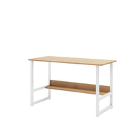 “Computer Desk with Storage Rack – modern, space-saving desk with built-in storage shelves, ideal for home office or study – Hot Deal Warehouse furniture”
