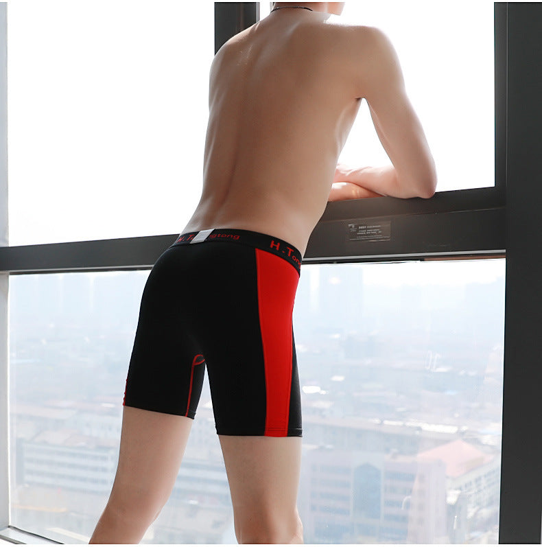 Men’s breathable fitness underwear – anti-chafe cotton sports briefs

