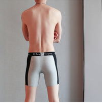 Men’s breathable fitness underwear – anti-chafe cotton sports briefs

