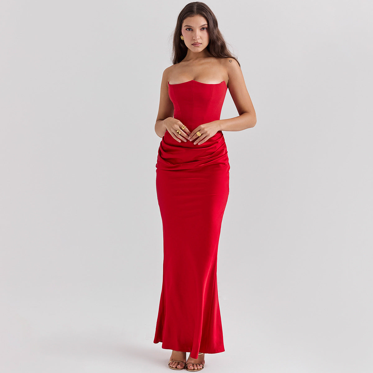 “Evangeline Maxi Dress – women’s elegant maxi dress with a flowing silhouette and timeless style, perfect for special occasions, events, or effortless everyday glamour – Hot Deal Warehouse fashion”

