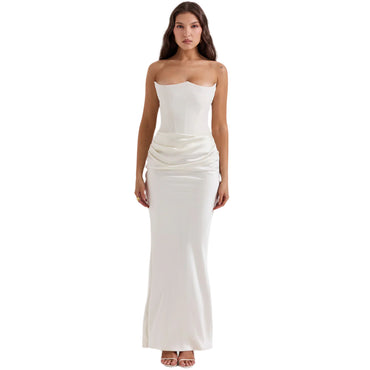 “Evangeline Maxi Dress – women’s elegant maxi dress with a flowing silhouette and timeless style, perfect for special occasions, events, or effortless everyday glamour – Hot Deal Warehouse fashion”

