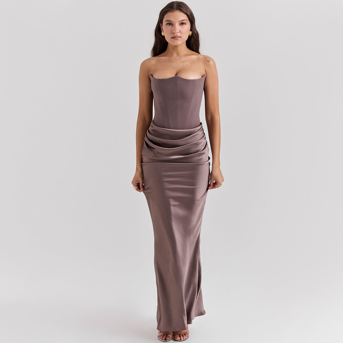 “Evangeline Maxi Dress – women’s elegant maxi dress with a flowing silhouette and timeless style, perfect for special occasions, events, or effortless everyday glamour – Hot Deal Warehouse fashion”

