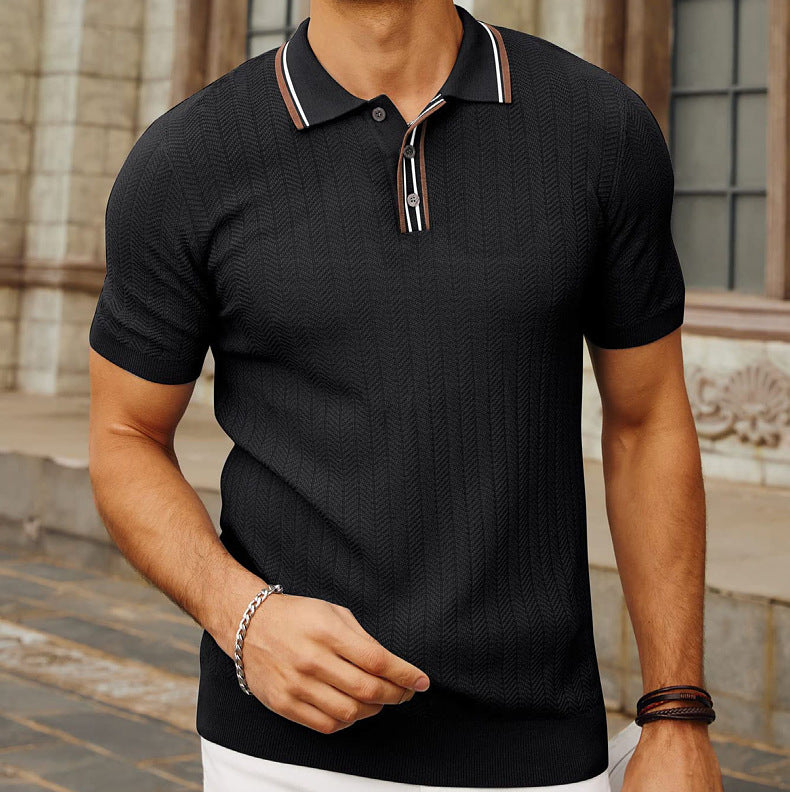 Men's Simplicity Casual Sweater Short Sleeve – Modern, breathable, and stylish everyday wear.