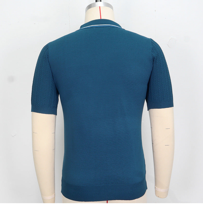 Men's Simplicity Casual Sweater Short Sleeve – Modern, breathable, and stylish everyday wear.