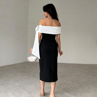 “Clara Midi Dress – women’s elegant midi dress with a flattering silhouette, perfect for both casual outings and special occasions – Hot Deal Warehouse fashion”


