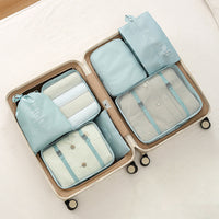 7Pcs Travel Packing Cubes, Luggage Organizer Set with Shoe Bag for Clothes Storage Hot Deal Warehouse
