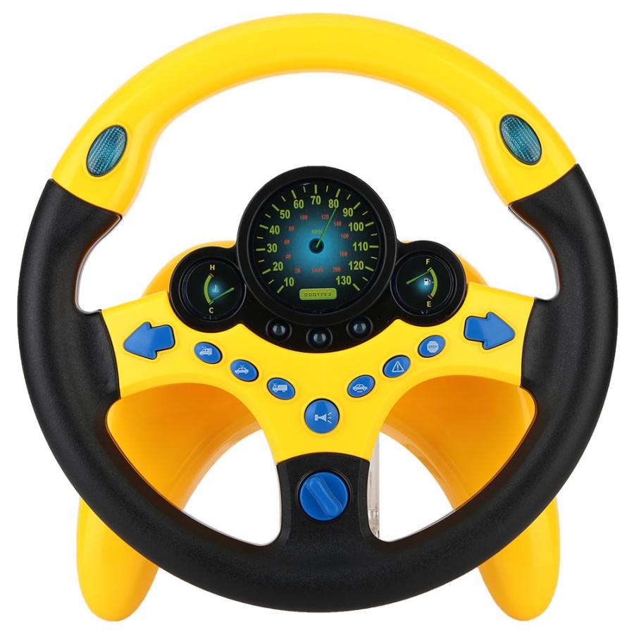 Simulation Steering Wheel Toy With Lights Hot Deal Warehouse