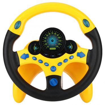 Simulation Steering Wheel Toy With Lights Hot Deal Warehouse