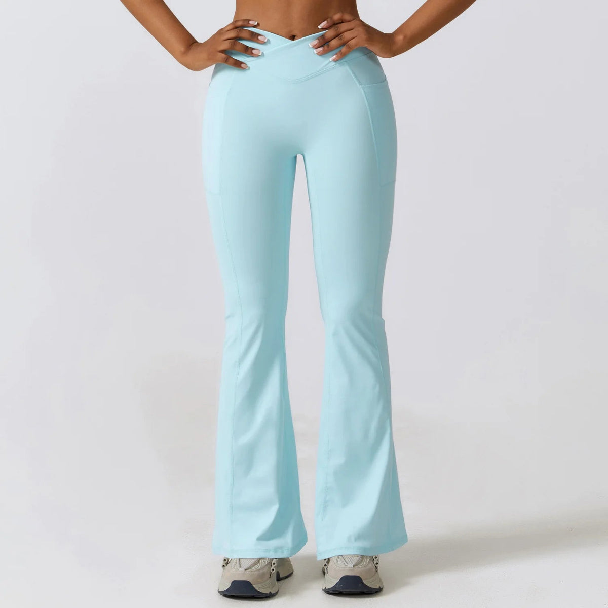 Women Gym High Waist Wide Leg Pants Hot Deal Warehouse