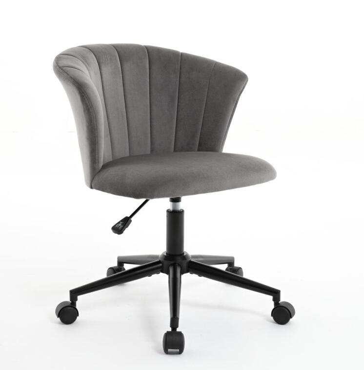 Velvet Swivel Flower Shaped Home Office Chair Hot Deal Warehouse