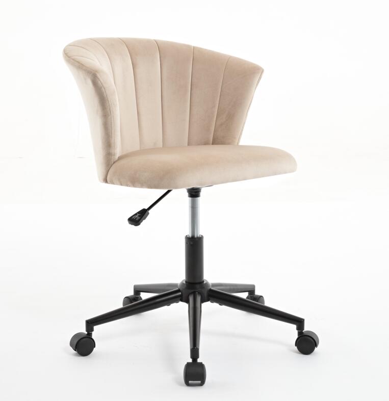 Velvet Swivel Flower Shaped Home Office Chair