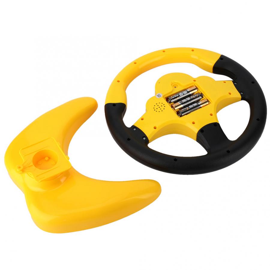 Simulation Steering Wheel Toy With Lights