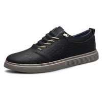 Hollow-out breathable hole shoes with a low-top design and cowhide surface for casual spring and summer wear.








