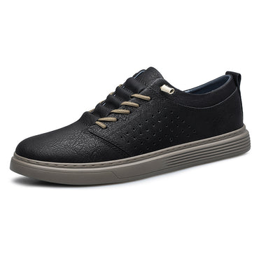 Hollow-out breathable hole shoes with a low-top design and cowhide surface for casual spring and summer wear.








