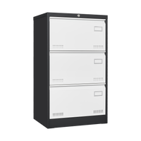“3 drawer metal lateral file cabinet with lock – secure, durable office storage for documents and files – Hot Deal Warehouse office furniture”

