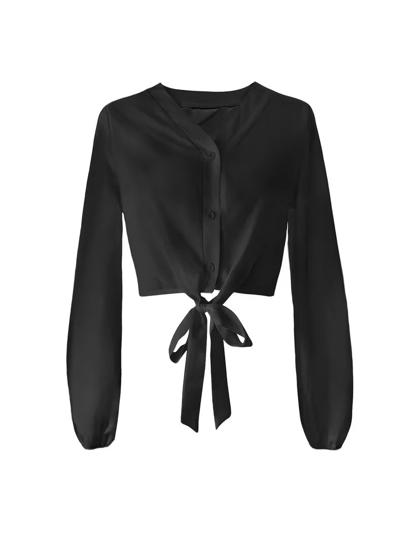 Lucy Cropped Blouse Hot Deal Warehouse