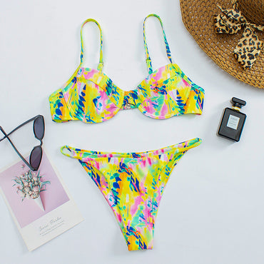 “Coral Glow Backless Bikini – women’s bright, backless bikini set designed for standout style and confidence at the beach or pool – Hot Deal Warehouse swimwear”
