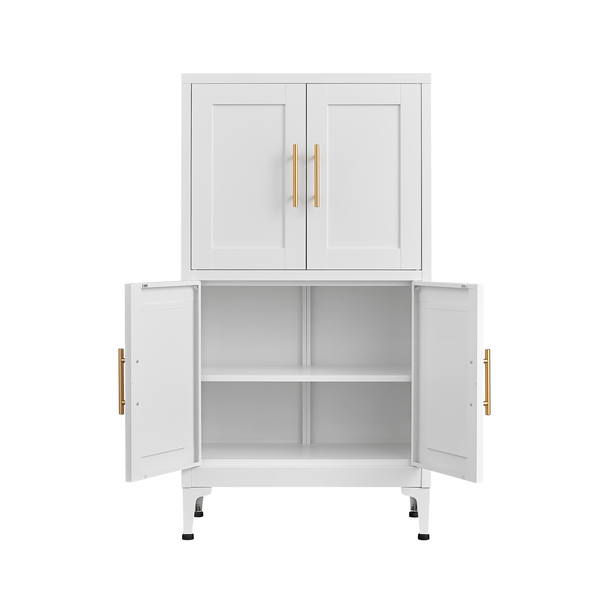 “Deluxe White Storage Cabinet – spacious, modern storage cabinet in crisp white, perfect for organizing any room in style – Hot Deal Warehouse home furniture”

