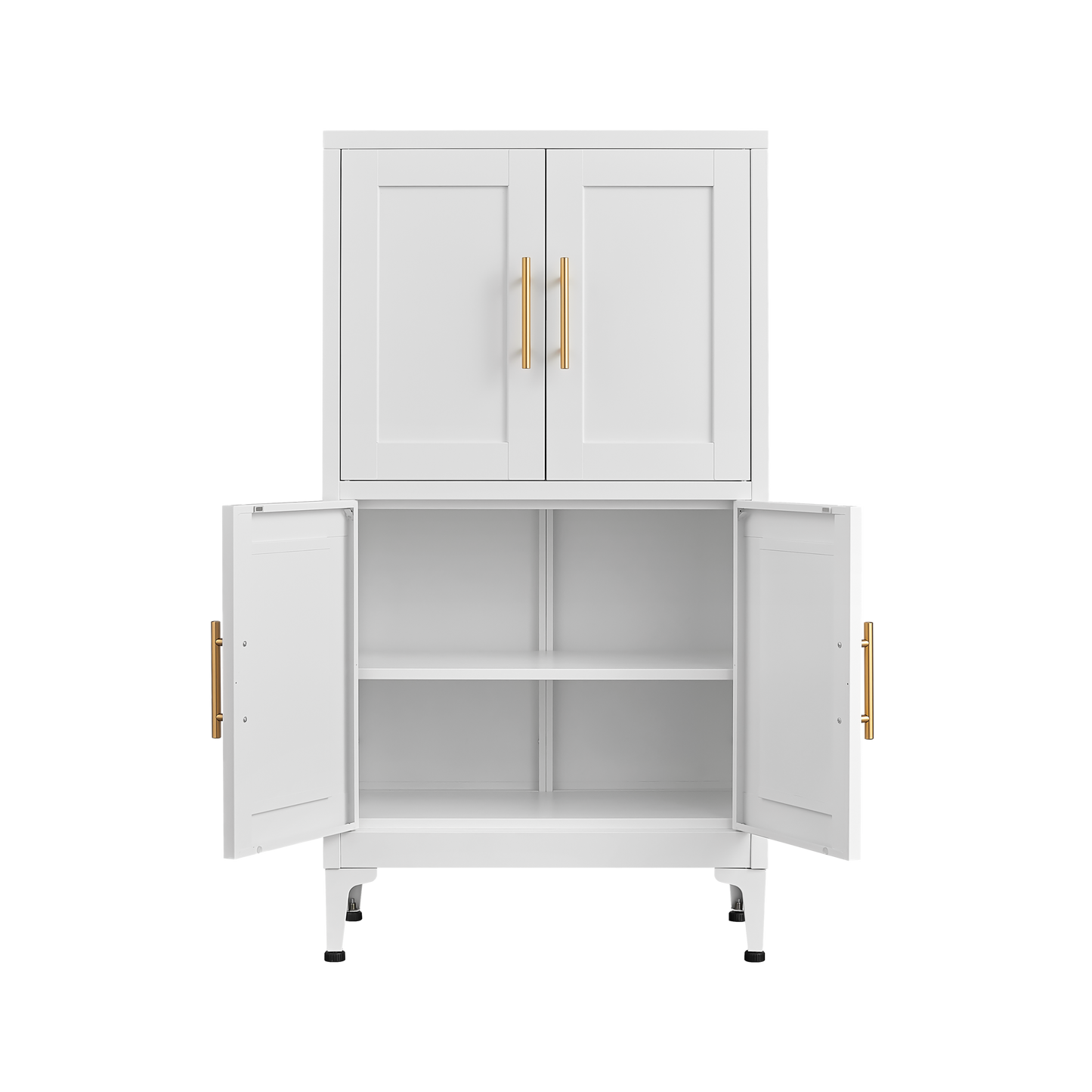 “Deluxe White Storage Cabinet – spacious, modern storage cabinet in crisp white, perfect for organizing any room in style – Hot Deal Warehouse home furniture”
