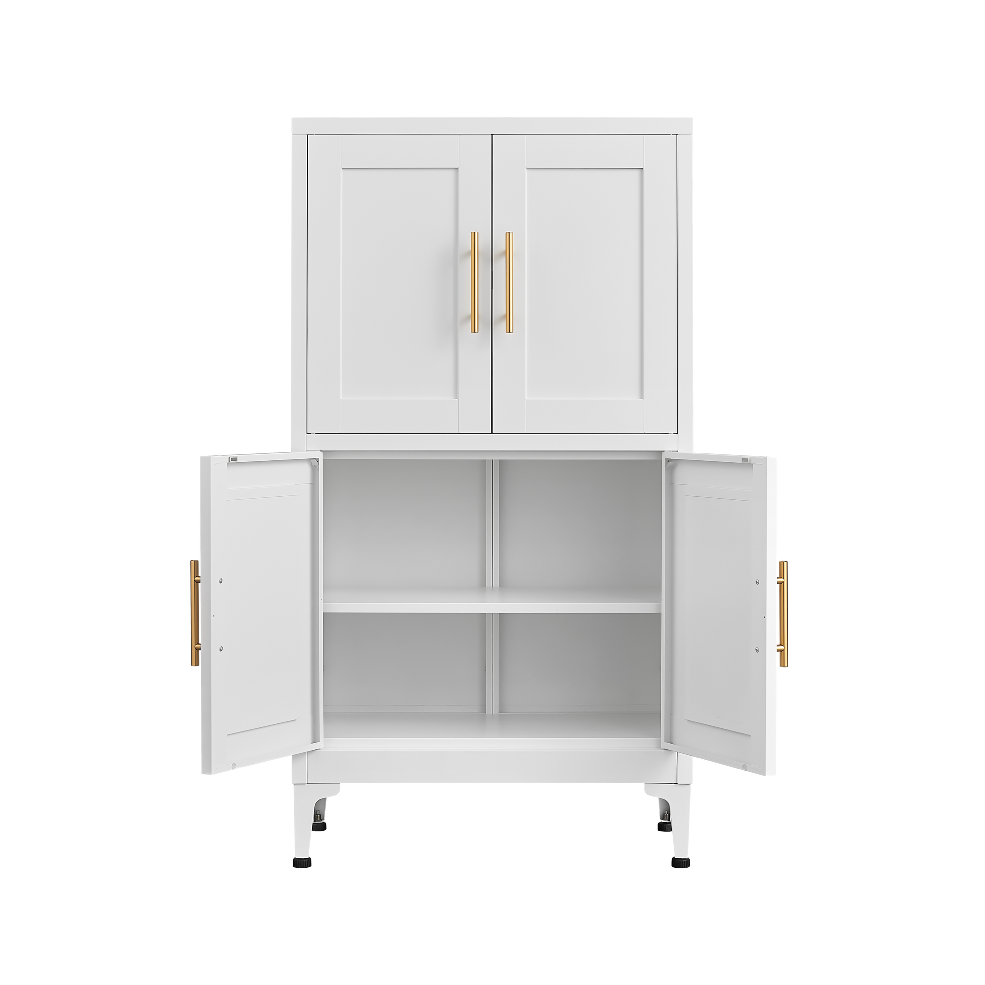 “Deluxe White Storage Cabinet – spacious, modern storage cabinet in crisp white, perfect for organizing any room in style – Hot Deal Warehouse home furniture”
